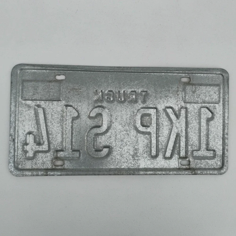 Vintage‎ 1990s Texas Truck License Plate Set 1KP S23